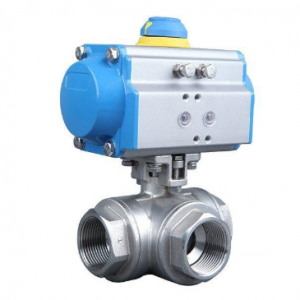 Pneumatic air operated ball valve