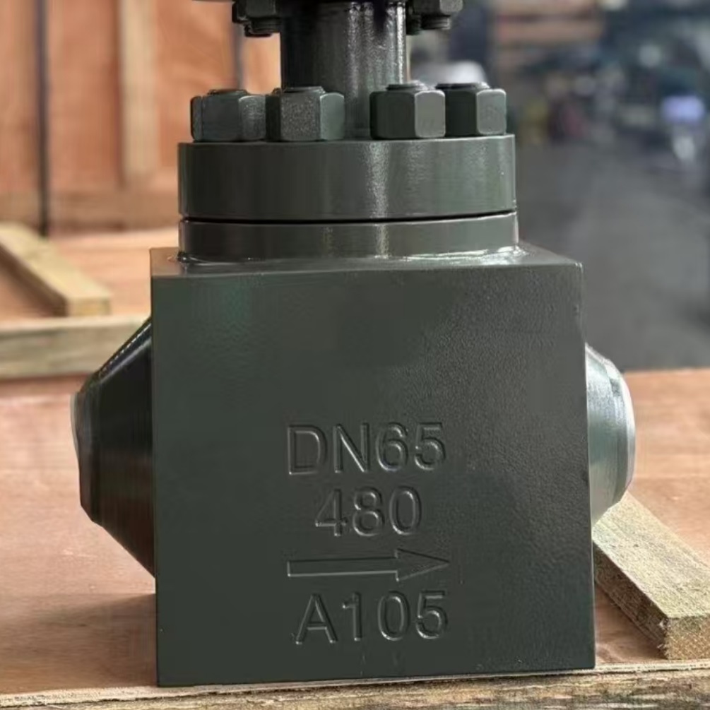 High pressure square body globe valve