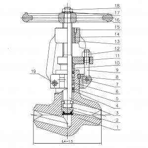 12Cr1MoV High temperature globe valve