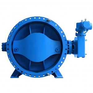 DN2000 Rubber seat butterfly valve