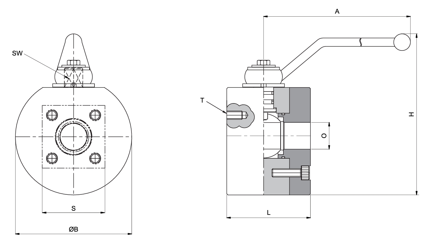 ISO 6164 Ball Valve