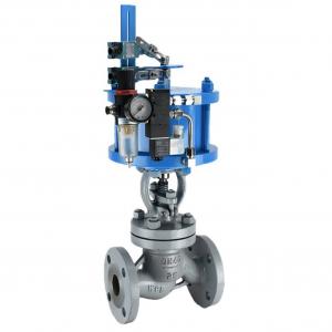 Air Actuated Shut Off Globe Valve