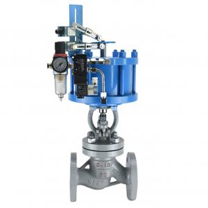 Air Actuated Shut Off Globe Valve