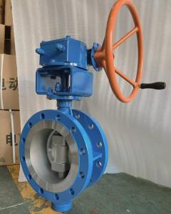 ANSI 150LB 300LB flanged butterfly valve